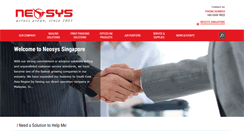 Desktop Screenshot of neosys.com.sg